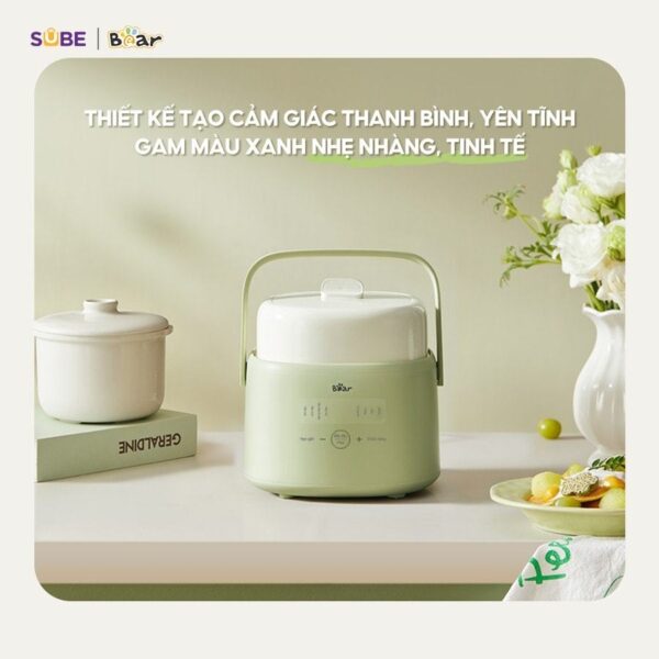 Nồi nấu chậm 1.0L Bear SB-NNC10 (Bản Quốc Tế) - Ảnh 4