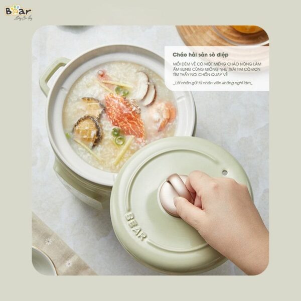 Nồi nấu chậm Bear 2L SB-NNC20 (Bản Quốc Tế) - Ảnh 6