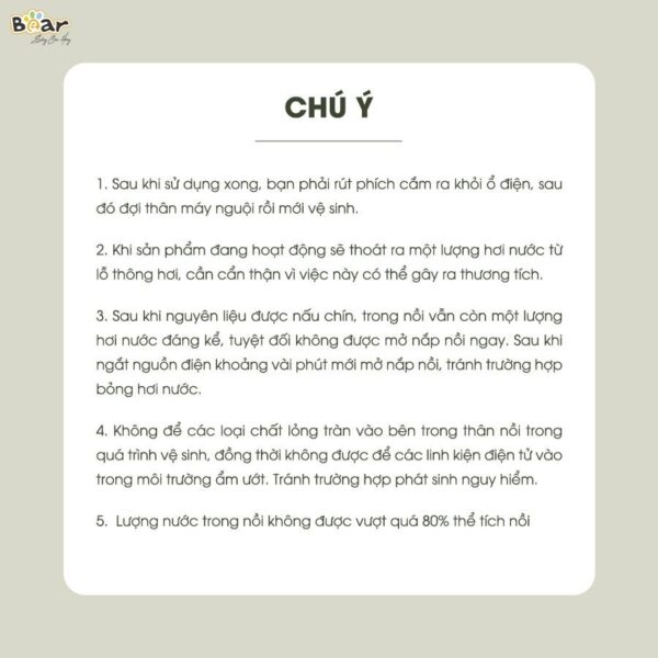Nồi nấu chậm Bear 2L SB-NNC20 (Bản Quốc Tế) - Ảnh 11
