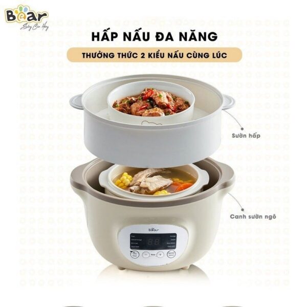 Nồi nấu chậm Bear 1,6L SUBE002 (Bản Quốc Tế) - Ảnh 9