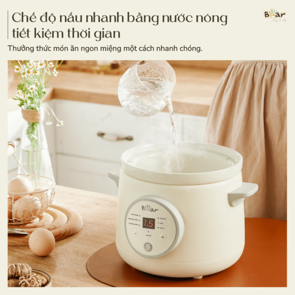 Nồi nấu chậm 1.5L Bear SB-NNC15 - Ảnh 8