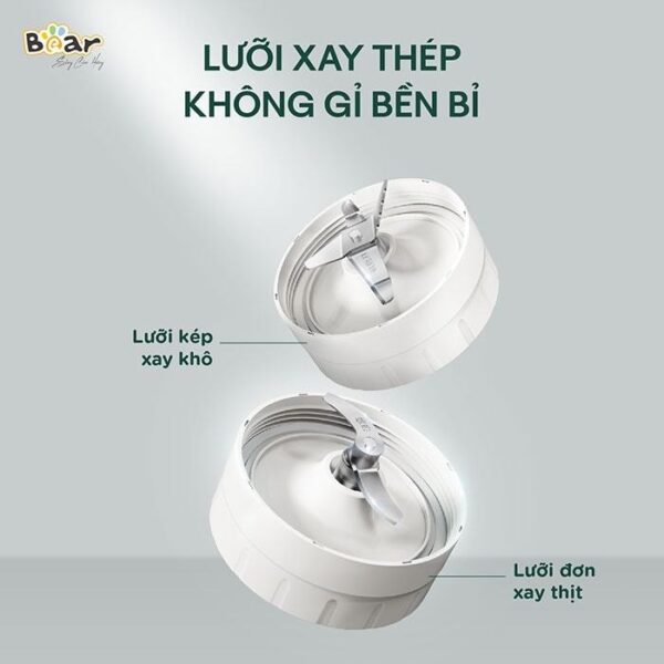 Máy xay sinh tố Bear BL-B10V2 đa năng 3 cối - Ảnh 9